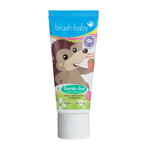 Brush-Baby | Brushbaby Non-Fluoride Strawberry Toothpaste (0-2 Years old)